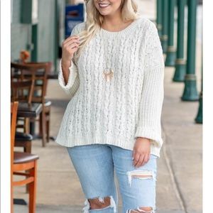 Off white oversized sweater